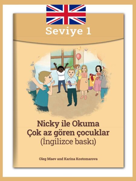Reading with Nicky Level 1 (Çok az gören çocuklar (İngilizce baskı)