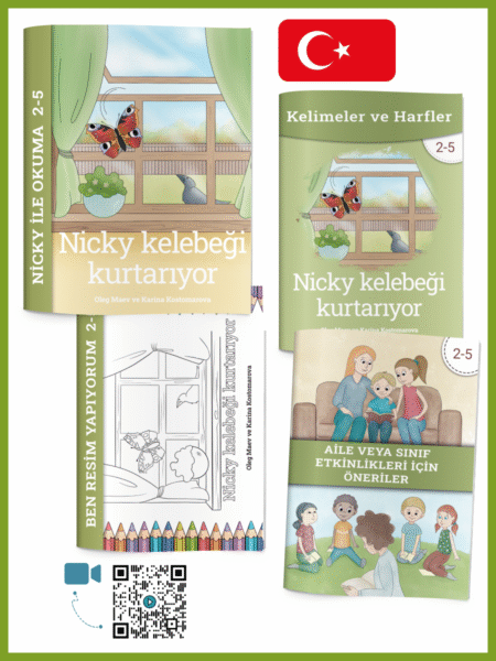 Nicky bir kelebeği kurtarıyor (2.5) (Nicky Saves a Butterfly)