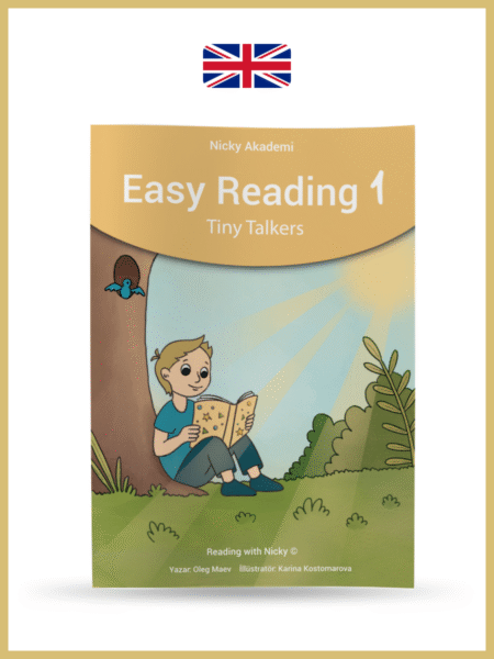 Easy English Reading 1 - Tiny Talkers (Read and Colour, Printed) (Kolay İngilizce Okuma - 1)