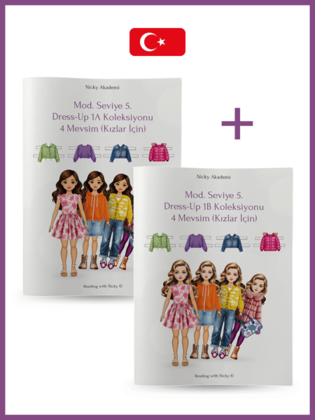 Dress-Up Game. Collection 01 - 4 Seasons (Dress-Up Oyunu. 1B+1A Koleksyonu 4 Mevsim.)