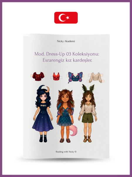 Dress-Up Game. Collection 03 - Mystic Sisters (Dress-Up Oyunu. 3 Koleksyonu: Esrarengiz kız kardeşler.)